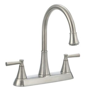 pfister f-036-4crs cantara 2-handle side sprayer kitchen faucet in stainless steel