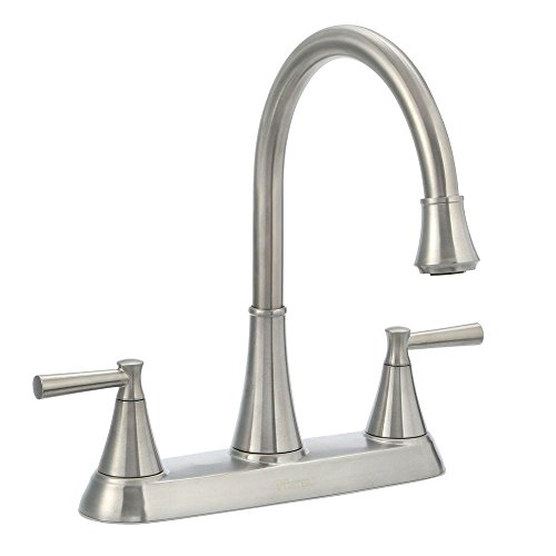 Pfister F-036-4CRS Cantara 2-Handle Side Sprayer Kitchen Faucet in Stainless Steel