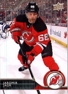 2014 upper deck hockey card (2014-15) #116 jaromir jagr - new jersey devils mint