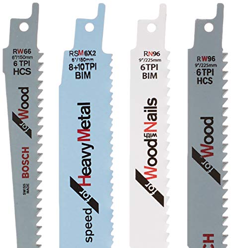 BOSCH RAP7PK 7-Piece Reciprocating Saw Blade Set