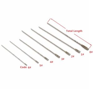 JINGLING 1.4mm Diamond Lapidary Drill Bits Micro Solid Bit Tipped Jewelry Tools for Stone Rock Pack of 20Pcs