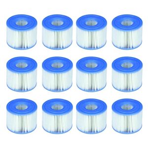 intex 6 x 29001e b00puzw3n2 purespa type s1 easy set pool cartridges filters | 2, 12 count (pack of 1), blue