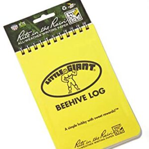 Little Giant Beehive Log Beekeepers Tracking Journal (Item No. BEELOG)