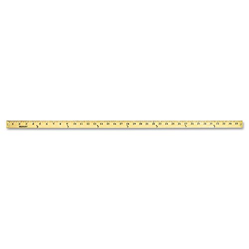 Westcott 10425 Wood Yardstick With Metal Ends, 36-Inch