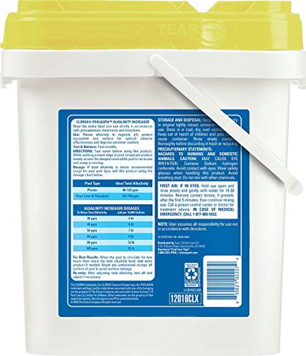 CLOROX Pool&Spa Alkalinity Increaser, Keeps pH Balanced, 16LB