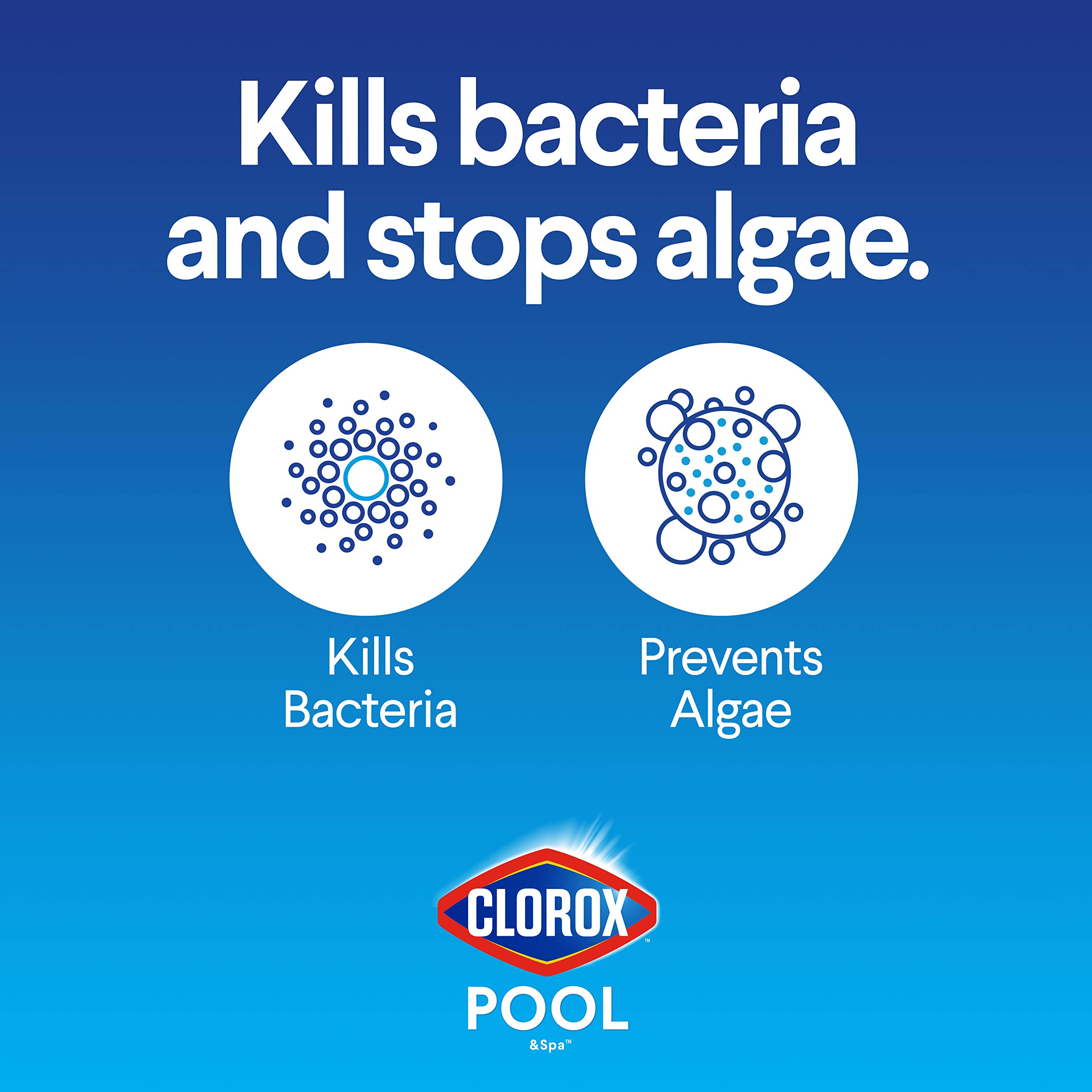 CLOROX Pool&Spa Active99 3” Chlorinating Tablet, Kills Bacteria & Stops Algae, 35LB