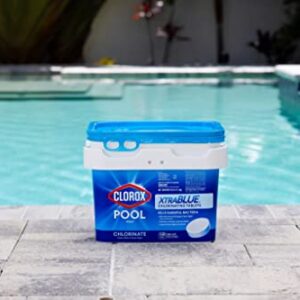 CLOROX Pool&Spa XtraBlue 3” Chlorinating Tablets, Kills Bacteria & Stops Algae, 25 LB