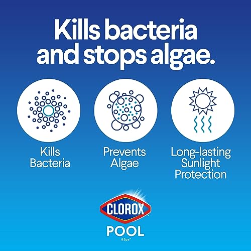 CLOROX Pool&Spa XtraBlue 3” Chlorinating Tablets, Kills Bacteria & Stops Algae, 25 LB