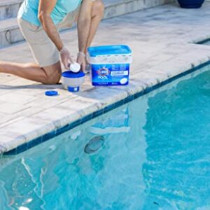 CLOROX Pool&Spa XtraBlue 3” Chlorinating Tablets, Kills Bacteria & Stops Algae, 25 LB