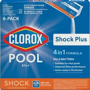 Clorox Pool&Spa Shock Plus 6 Pack (1 lb Bags)