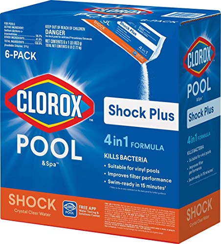 Clorox Pool&Spa Shock Plus 6 Pack (1 lb Bags)