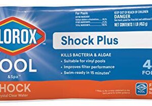 Clorox Pool&Spa 32312CLX Shock Plus, 12-Pound, White