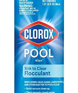 Clorox Pool&Spa Sink to Clear Flocculant, 1-Quart 59232CLX