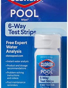 Clorox Pool&Spa 70050CLX 6-Way Test Strips, White