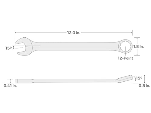 TEKTON 23 mm Combination Wrench | 18294