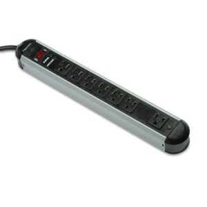 fel99081 - fellowes 7 outlet metal surge protector