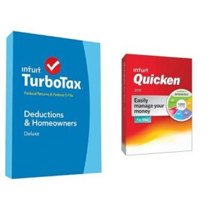 turbotax deluxe 2014 and quicken for mac 2015 bundle