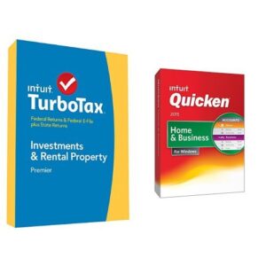 turbotax premier 2014 and quicken home and business 2015 bundle