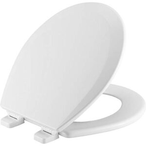 bemis 1500ttt 000 toilet seat will never loosen and provide the perfect fit, elongated, white