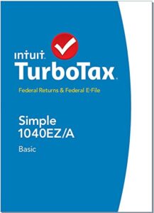 turbotax basic 2014 simple 1040ez/a, federal returns & federal e-file (pc & mac)