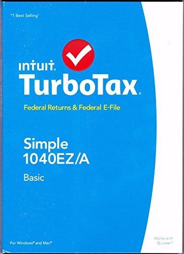 TurboTax Basic 2014 Simple 1040EZ/A, Federal Returns & Federal E-File (PC & Mac)