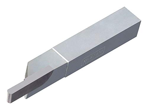 Micro 100 GS-072002 Grooving Tool - GS Style - Square - Brazed, 072" Width, 240" Proj, 3/8" Square Shank, 3" OAL, Uncoated