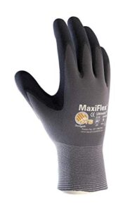 3 pack 34-874 xs maxiflex ultimate nitrile grip work gloves size x-small (3)