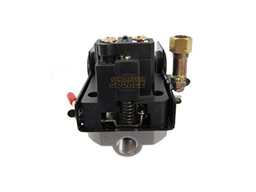 Lefoo Quality Air Compressor Pressure Switch Control 95-125 PSI 4 Port w/Unloader LF10-4H-1-NPT1/4-95-125