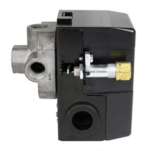 Lefoo Quality Air Compressor Pressure Switch Control 95-125 PSI 4 Port w/Unloader LF10-4H-1-NPT1/4-95-125