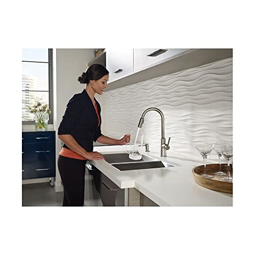 Moen 87066SRS Pullout Spray High-Arc Kitchen Faucet with Soap Dispenser from The Nori Collection,
