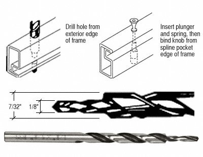 Step Drill for Plunger Latches