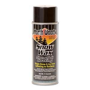 snow wax snow and ice repellent coating for snowblowers, shovels, wheel wells - 11oz spray