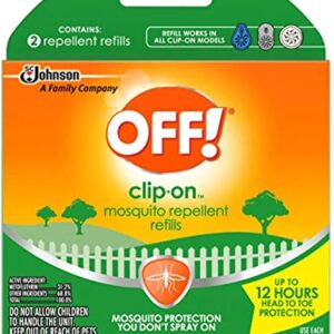 OFF! Clip On Refills 2 Count (Pack of 1)