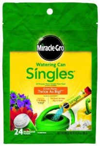 miracle gro 101430 watering can singles all purpose plant food 24-8-16 24 count