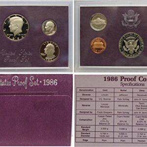 1986 S U.S. Proof Set in Original Government Packaging