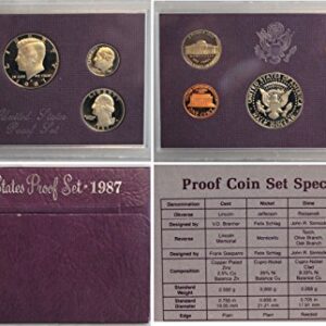 1987 S Clad Proof Set Collection US Mint Proof