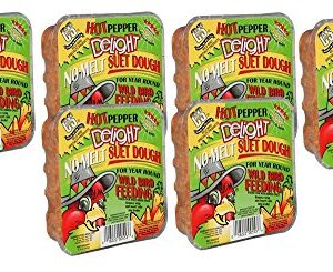 C&S CS12553 11.75 Oz Hot Pepper Delight Wild Bird No Melt Suet Dough