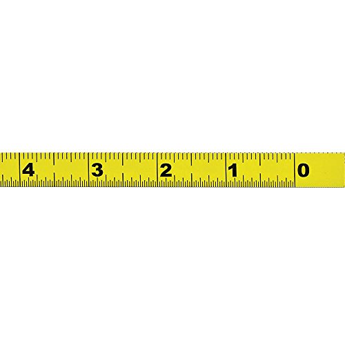 Self Adhesive Measuring Tape Right to Left – Peel and Stick Ruler Tape for Workbench, Woodworking, & More – Sticky Steel Tape Measure – High-Accuracy and Easy to Read Measurement