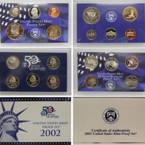 2002 S US Mint Proof Set Original Government Packaging