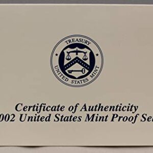 2002 S US Mint Proof Set Original Government Packaging