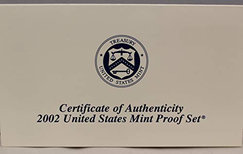 2002 S US Mint Proof Set Original Government Packaging