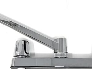 8" Faucet Sink ABS Plastic Chromed [PRO-1018] - Grifo de Plastico de Calidad para baño o cocina