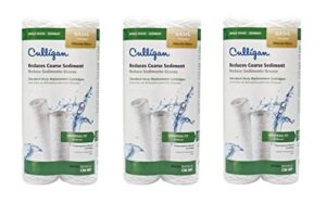 culligan cw-mf filtercartridge filter cartridge, white, sold as 3 pack, 6 filters total