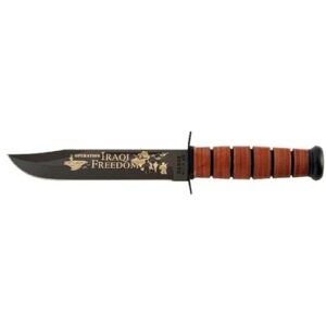 ka-bar - knife, operation iraqi freedom "product category: outdoor knives & tools/fixed blade knife"