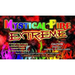 Mystical Fire Extreme Color Changing Flames for Wood Burning Fire Pits, Campfires (50 Packets)