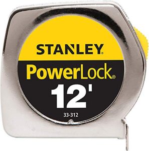 stanley hand tools 33-312 3/4" x 12' powerlock professional tape measure