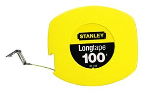 stanley hand tools 34-106 3/8" x 100' high visibility tape measure reel