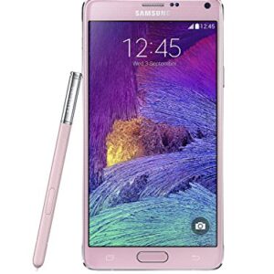 Samsung Galaxy Note 4 SM-N910H Unlocked Cellphone, International Version, Retail Packaging, Pink