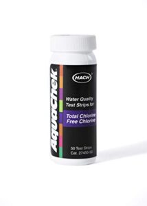 hach 2745050 free & total chlorine test strips, 0-10 mg/l