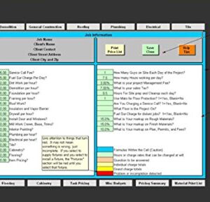 Price Zip General Home Construction and Renovation Pricing Excel Template (BEST Value)... Price by simple everyday questions